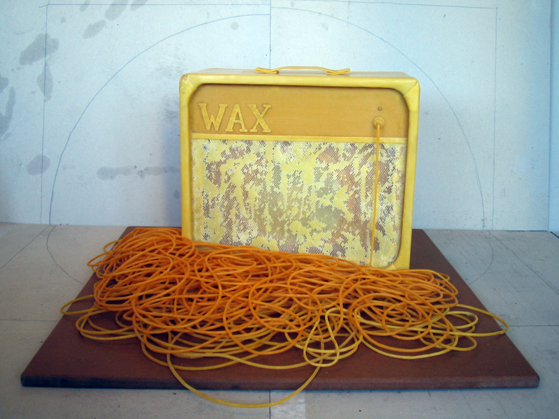 Markus S Fiedler - Amplifies Nothing - Amp - Beeswax - Sculpture - Art - Life - Wax