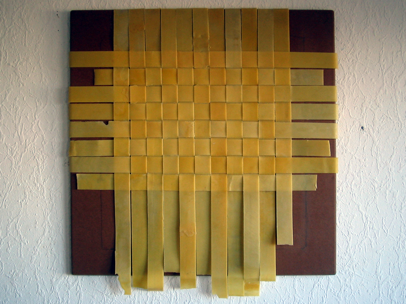 Markus S Fiedler - Woven - Badge - Beeswax - Sculpture - Art - Life - Wax