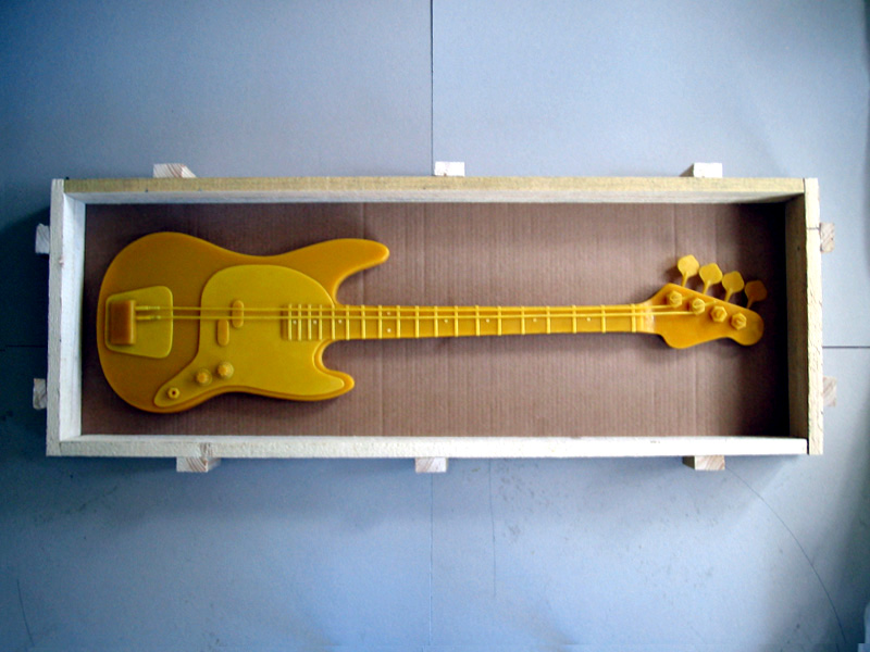 Markus S Fiedler - Bass - Instrument - Beeswax - Sculpture - Art - Life - Wax