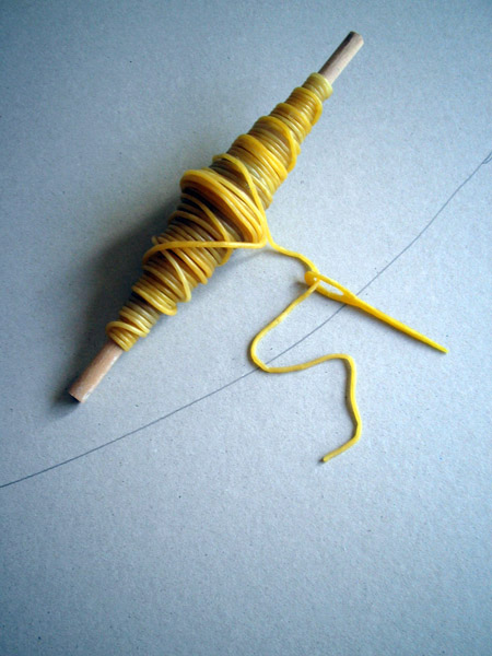 Markus S Fiedler - Needle and String - Tool - Beeswax - Sculpture - Art - Life - Wax